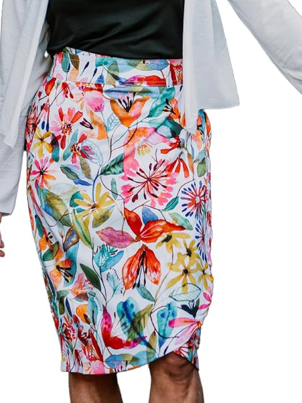 RipSkirt Hawaii skirt, NWT, Length 3, Wildflower Watercolor size XS - Picture 4 of 9
